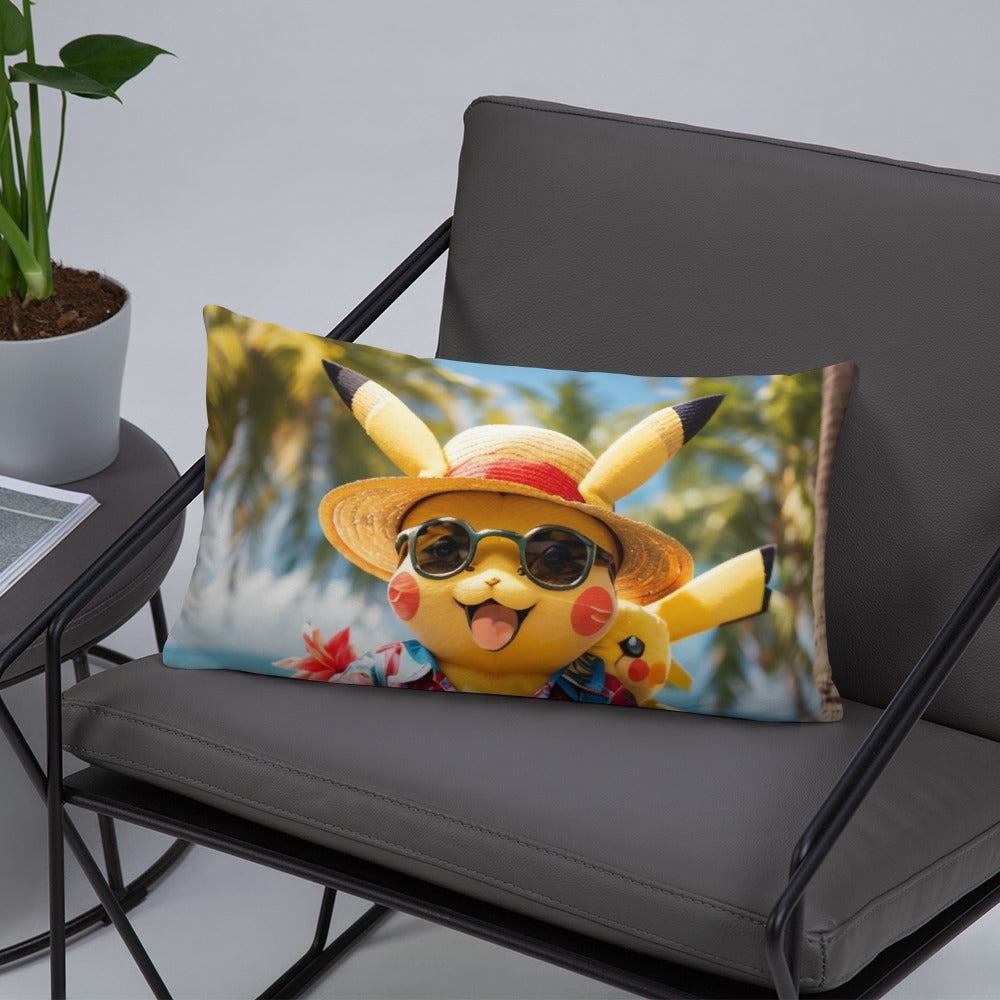 POKEMON ON THE BEACH Basic Pillow