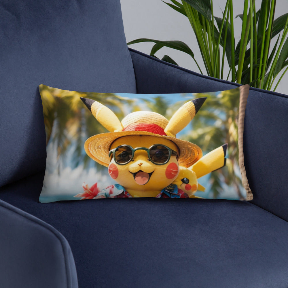 POKEMON ON THE BEACH Basic Pillow