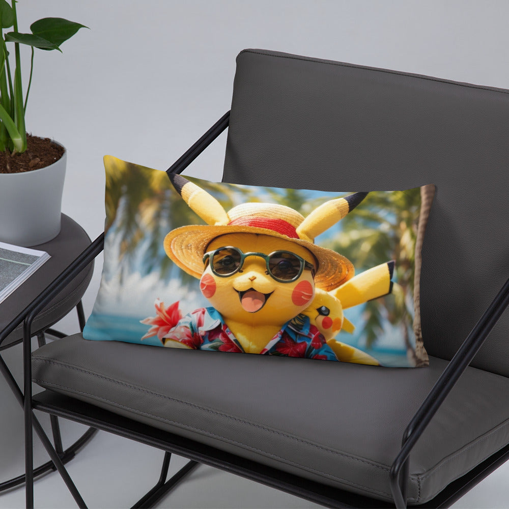 POKEMON ON THE BEACH Basic Pillow