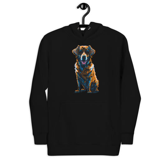 DD-DOG-RETRO-Unisex Hoodie