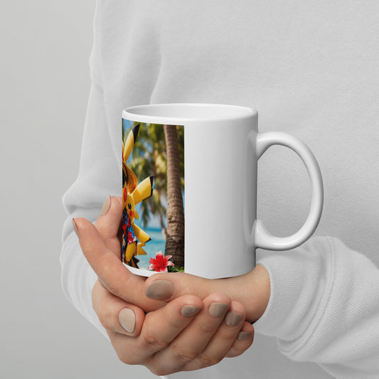 PIKACHU White glossy mug